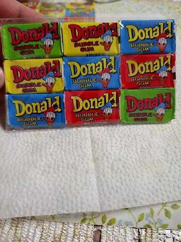 şokolad: Məhsul: Donald Bubble Gum – saqqız Təsvir: - Klassik “Donald Bubble — 4