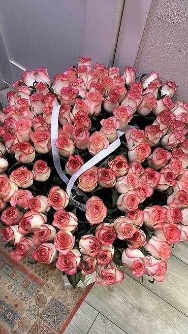 ваза для цветов бишкек: !Только что получили! 151 Роза свежие😍 — 4