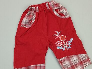 kapcie do przedszkola rozmiar 26: Baby material trousers, 3-6 months, 62-68 cm, condition - Good
