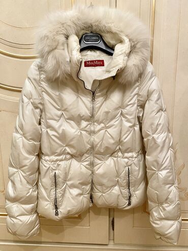 белая зимняя куртка женская: Пуховик, S (EU 36)