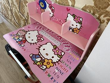 tel masa: Uşaq üçün masa və stul dəsti – Hello Kitty dizaynlı - Rəng: çəhrayı - — 4