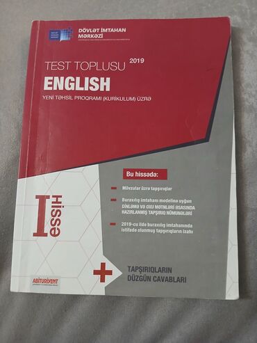 Testlər: İngilis dili Testlər 11-ci sinif, DİM, 1-ci hissə, 2019 il