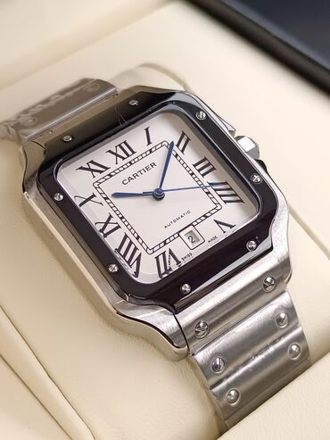 Qol saatları: Yeni, Qol saatı, Cartier, rəng - Gümüşü — 6