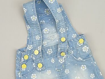 letnie długie sukienki w kwiaty: Dungarees, 9-12 months, condition - Very good