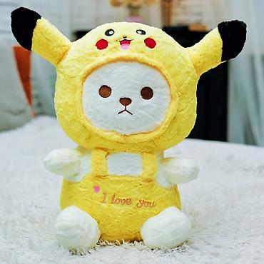 oyuncaq kukla: Ayi PIKACHU. Qiymet 25 AZN. Olcu 46Sm. Yenidir — 3