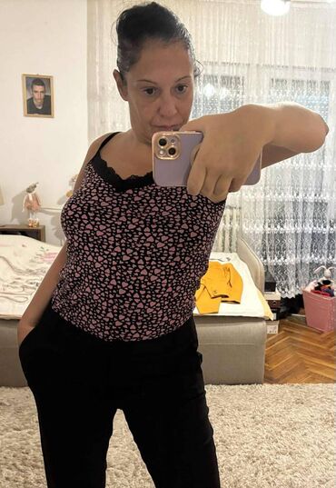 Pantalone: 2XL (EU 44), Normalan struk, Ravne nogavice — 11