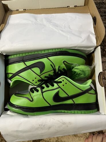 спортивные бриджи мужские: • Nike SB Dunk «Powerpuff Green» • Новые • 40-41 размер (26 см по