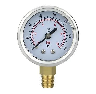 manometr satisi: MAIRUIKE Professional Yüksək Təzyiq Manometri (0–600 Bar / 8600 PSI) — 1