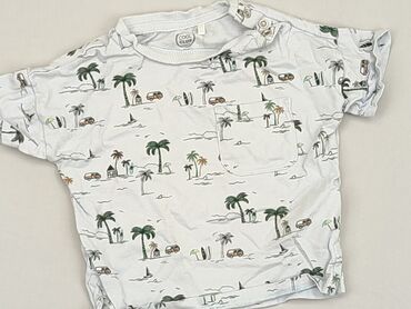 koszula z falbanami na rękawach: T-shirt, Cool Club, 9-12 months, condition - Very good