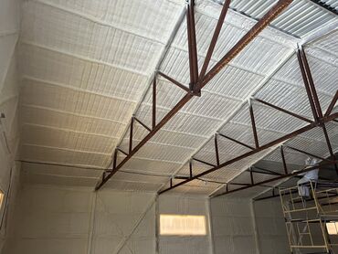 Другие изоляционные материалы: Утепление пенополиуретаном для кровли. Этот материал образует плотный — 10