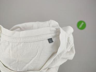 bialy tshirt: Koszulka dla mężczyzn, rozmiar L — 5