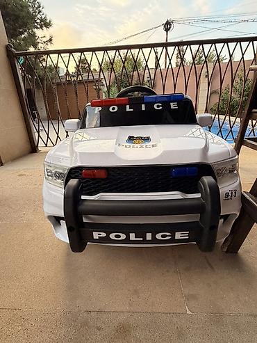 Uşaq dünyası: Uşaq üçün elektrikli polis maşını - Model: 2 yerlik uşaq elektro-kart — 4