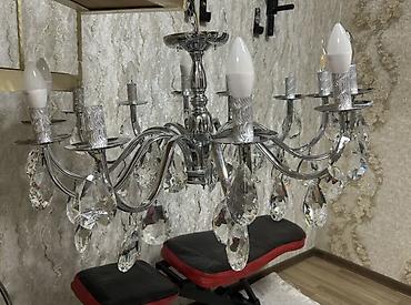 led lyustralar: Çılçıraq, 8 lampa, Metal — 2