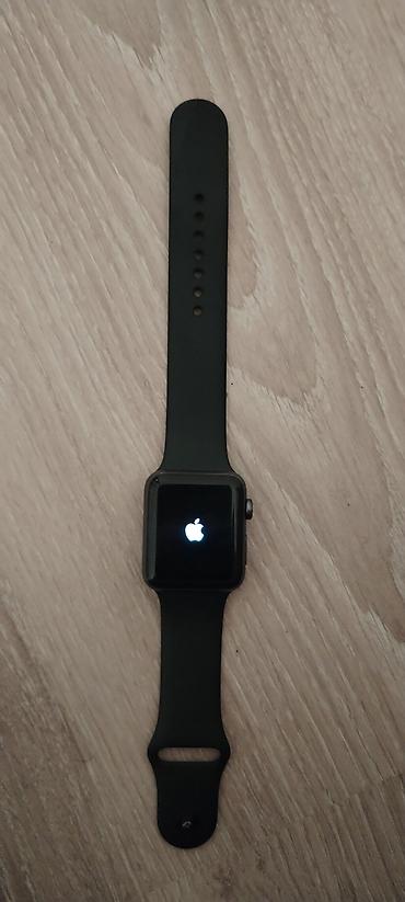 nintendo switch 1: Apple Watch Series 3, Space Gray alüminium korpus, qara silikon Sport — 1
