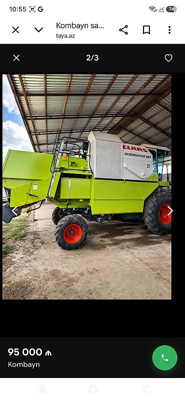 niva diski teker: CLAAС DOMINATOR 130taxıl biçən kombayn - Marka/model: CLAAS DOMINATOR — 2