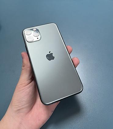 Apple iPhone: IPhone 11 Pro, Б/у, 256 ГБ, Alpine Green, Зарядное устройство, Чехол, Кабель, 82 % — 1