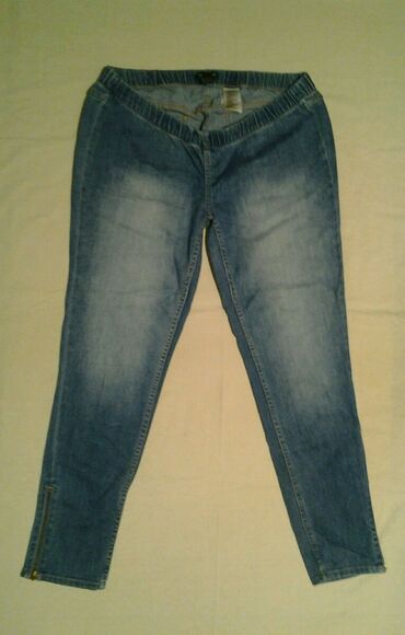 pantalone za svaki dan: H&M mama 1+1 trudnicke pantalone vel. L na njima pise br.44