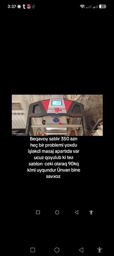 Тренажеры: Beqavoy satılır 350 azn qiymet sondur heç bir problemi yoxdu işləkdi — 1