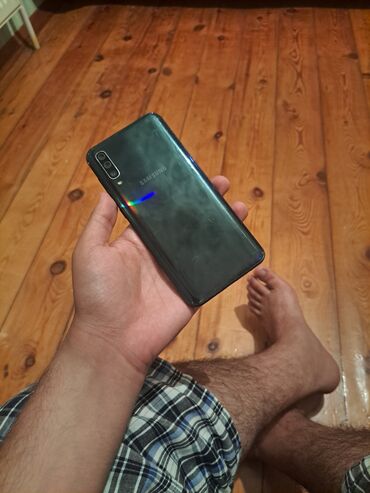 Samsung: Samsung Galaxy A50, 64 GB, rəng - Qara, Barmaq izi