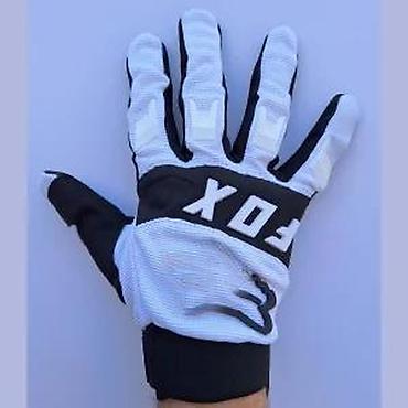 Oprema za bicikliste: FOX motocross/biciklističke rukavice – crno/belo - Lagane i — 11