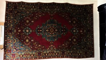 Ковры и паласы: Ковер Б/у, Советский, 350 * 250, Шерсть, Сделано в Кыргызстане, Безналичная/наличная оплата