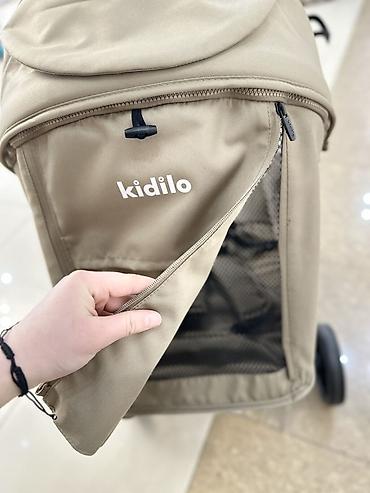 девочек: Прогулочная коляска Kidilo, бежевый цвет. Основные особенности: - — 8