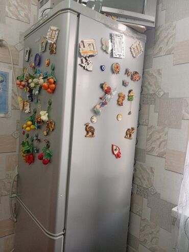 Soyuducular: 2 qapılı Biryusa Soyuducu Satılır, rəng - Gümüşü — 3