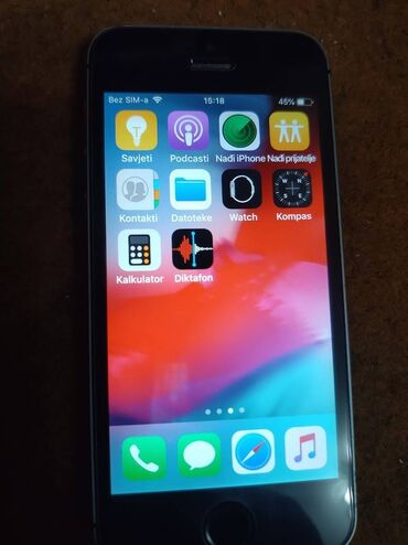 Apple iPhone: Apple iPhone iPhone 5s, 16 GB, Black Titanium, Otisak prsta — 2