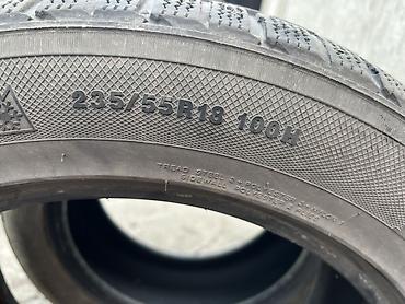 Шины 235 / 55 / R 18, Зима, Б/у, Пара, Легковые, Kumho
