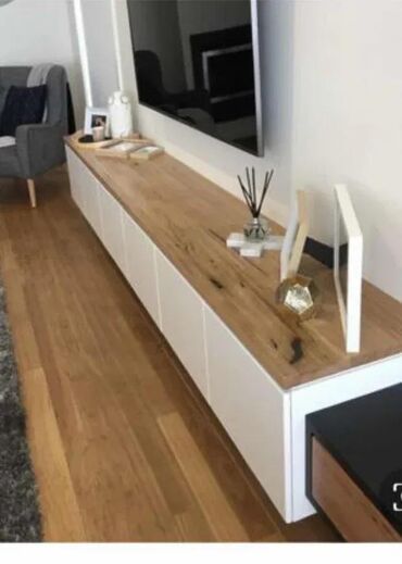 Komode: TV komoda hrast masiv Komadni nameštaj od masivnog drveta, izrada — 10