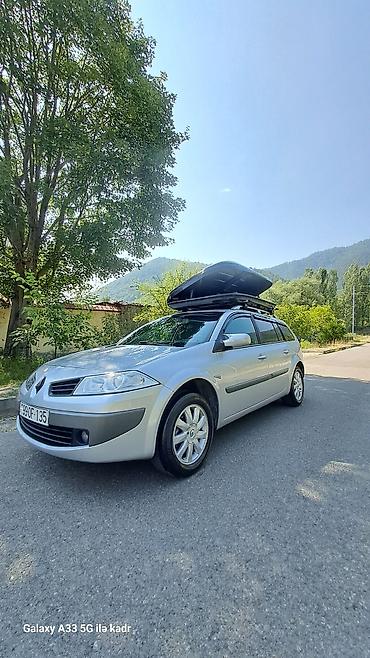 kater satışı: Renault Megane Grandtour – universallı kuzov, gümüşü rəng. Şəhərdən — 4