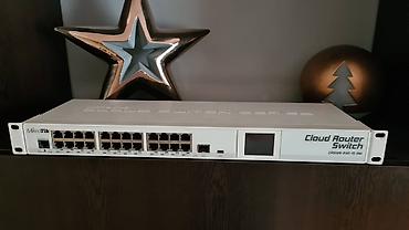 raspberry pi: HUB Switch MikroTik CRS125-24G-1S-RM, 24 LAN 10/100/1000, with Atheros — 3