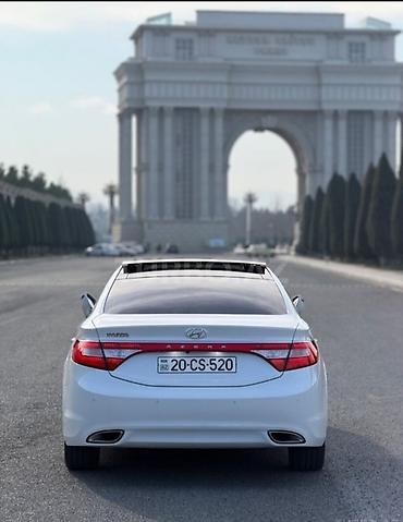 hunday diskleri: Hyundai Azera – ağ rəng, sedan, panoramik lyuklu. - Geniş və — 5