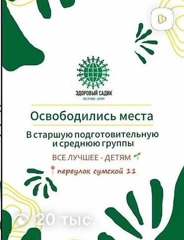 Детский сад «Здоровый садик» — набор в старшую подготовительную и