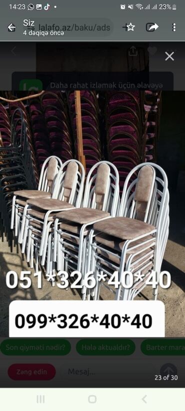 Stullar: Stul stullar oturacaq stullar Stol stul stol stul stol stul Masa ve — 6