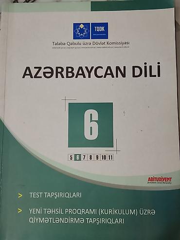 manat az: TQDK nəşri – “Azərbaycan dili 6” test tapşırıqları kitabı - Sinif — 1