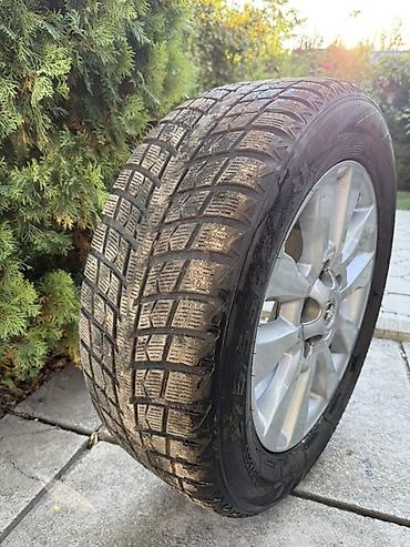 Шиналар жана дисктер: Дөңгөлөктөр монтажда 215 / 55 / R 20, Кыш, Колдонулган, Комплект, Куйма, тешиктери - 5 — 5