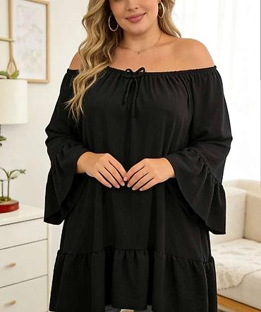 Tunike: Tunike za punije dame – modeli sa otvorenim ramenima - Veličine: XXL — 4