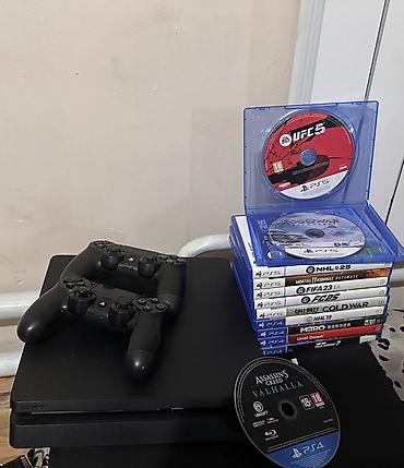 сони плестейшен 5: Ps 4 slim (cuh-2115B) с дисководом память 1 тб не шумит, не греется — 1