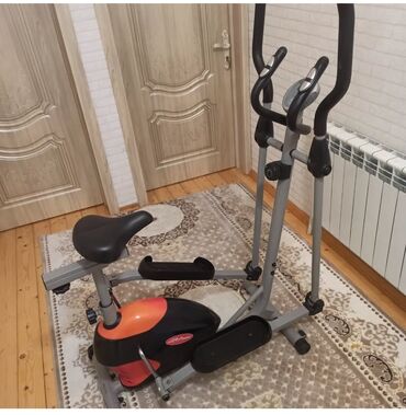 Velotrenajorlar: Elliptik velosiped-trenajor (2-si 1-də): həm velotrenajor oturacağı