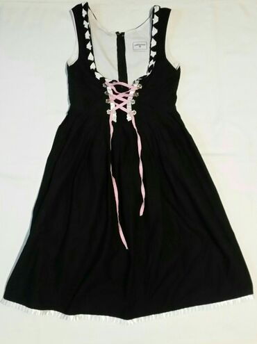 haljine od čipke i svile: M (EU 38), color - Black, Other style, With the straps