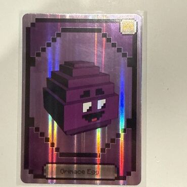 Oyuncaqlar: McDonald's Minecraft Grimace Egg Kodu – İstifadə olunmayıb!
