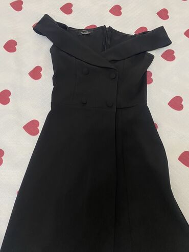 Коктейльное платье, Мини, Bershka, XS (EU 34)