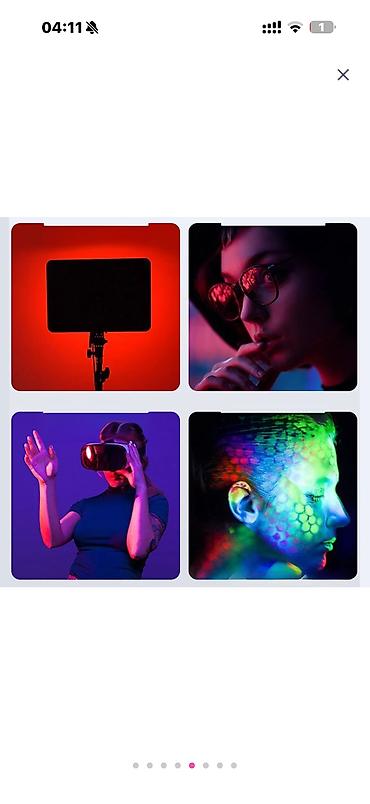 Фото и видеокамеры: PM-60 RGB LED işıqlandırıcı foto çəkiliş zamanı keyfiyyətli və parlaq — 3