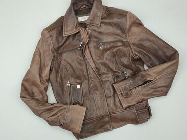 hm spódnice skórzane: Leather jacket, Zara, S (EU 36), condition - Fair