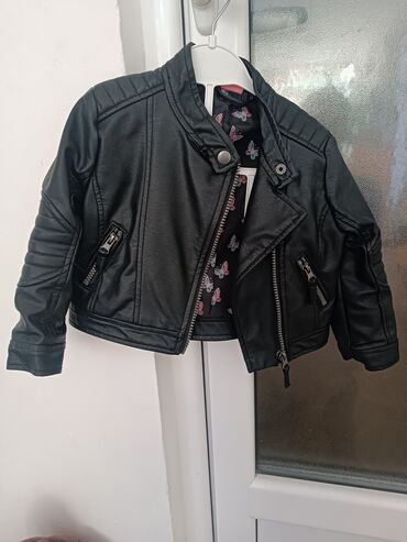 pamucne kape za decu: Leather jacket, 92