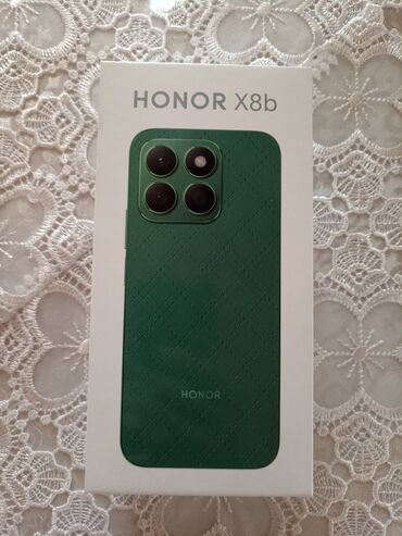 honor telefonları: Honor X8, 8 GB, rəng - Yaşıl, İki sim kartlı