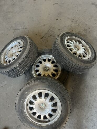 купить разноширокую резину на бмв: Дөңгөлөктөр монтажда R 15, Кыш, Жаңы, Комплект, Жеңил унаалар, Куйма, тешиктери - 5