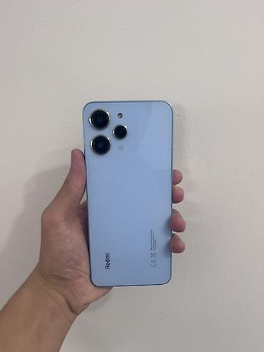 Redmi, Redmi 12, Б/у, 128 ГБ, цвет - Голубой, 2 SIM