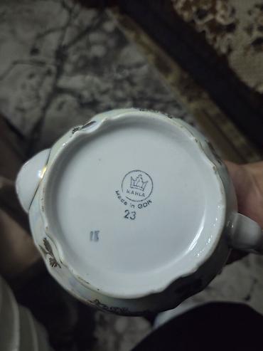 caydanlar: Çay dəsti, rəng - Ağ, Farfor, Almaniya — 2